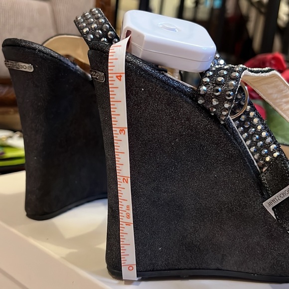 Jimmy Choo Black platforms sandals size 39. Brand new never ever used. Good deal - Picture 4 of 9